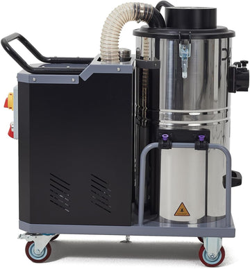 Dapper Supply Wet/Dry Vacuum 14.5 Gal. 6.84 HP 3-Phase 220V with Attachments New