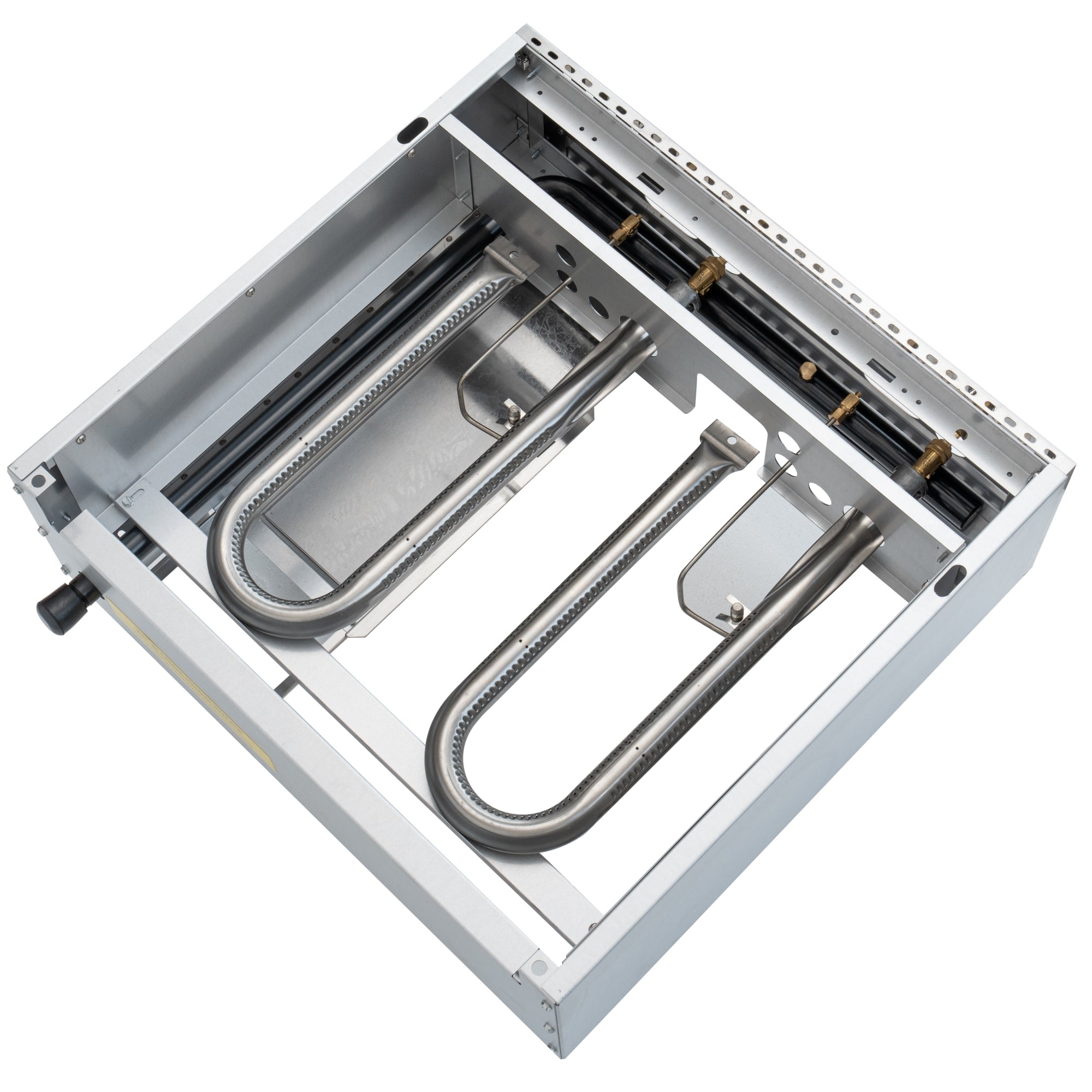 24 in. Natural Gas 2-Burner Griddle with 60,000 BTU in Stainless-Steel