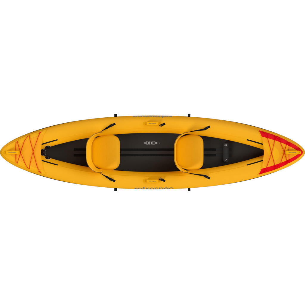 Retrospec Coaster Single & Tandem Inflatable Kayak for Adults - Blow Up Kayak, 220 & 440lb Capacity, Portable Lightweight Kayak with Paddle, Pump & Carry Bag