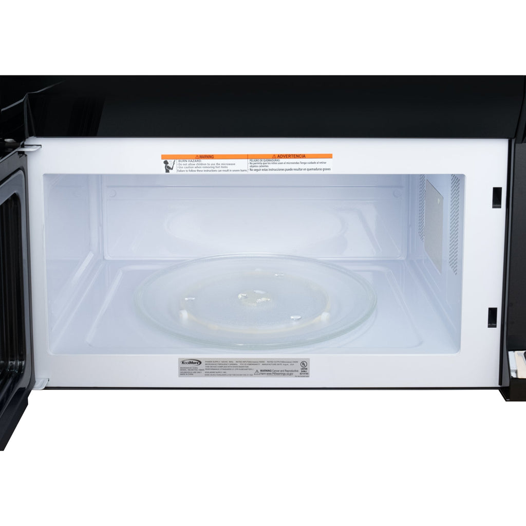 30 in. 1.6 cu.ft Over-the-Range Microwave Oven in Black