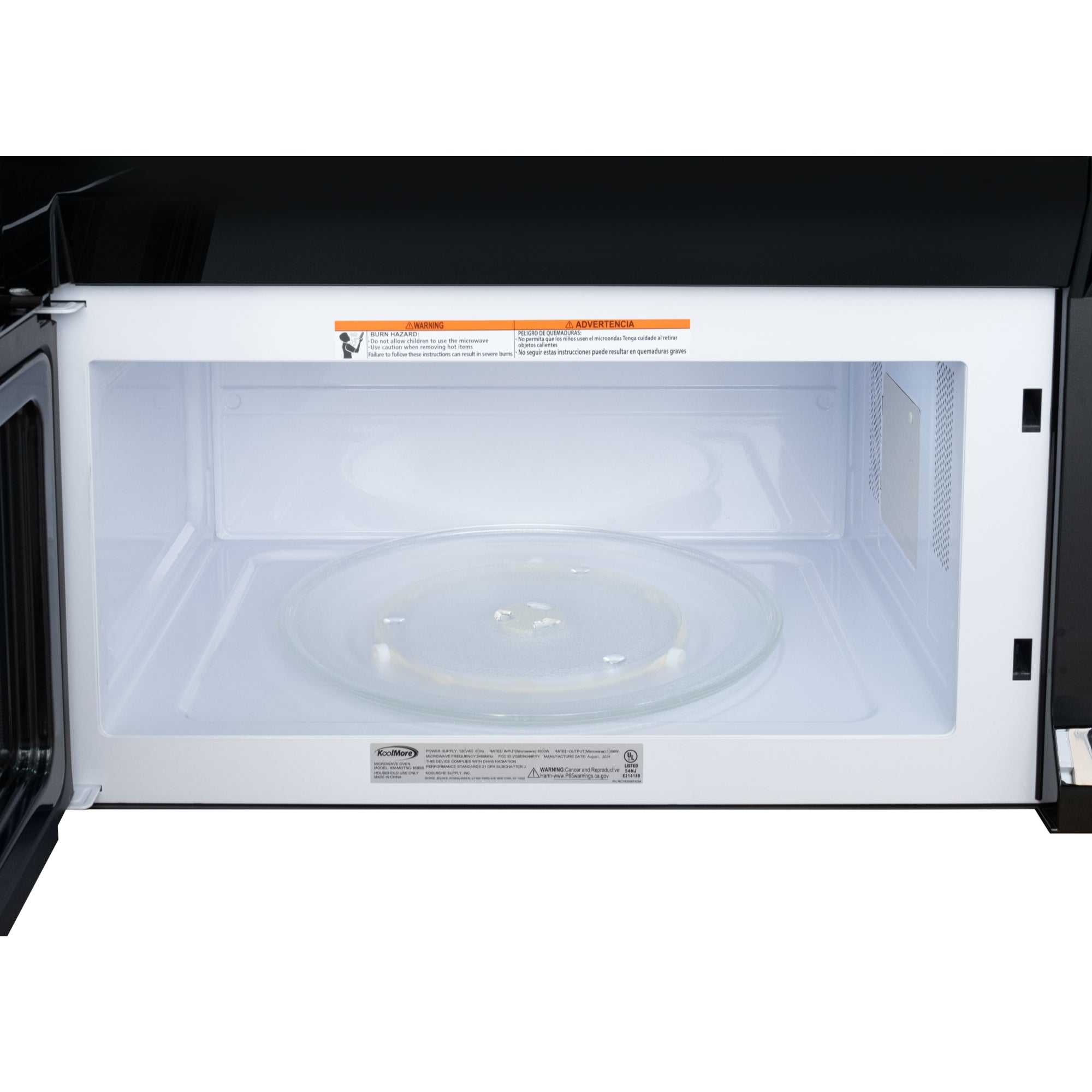 30 in. 1.6 cu.ft Over-the-Range Microwave Oven in Black