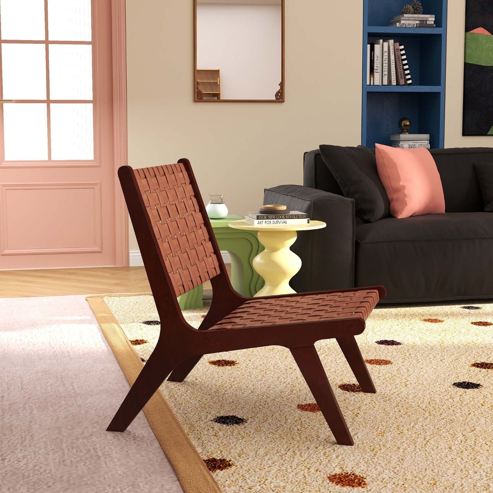Costway Modern Living Room Furniture Set Bookcase Coffee Table End Table Accent Chair 22408756 New