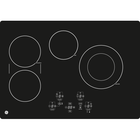 GE® 30" Built-In Touch Control Electric Cooktop