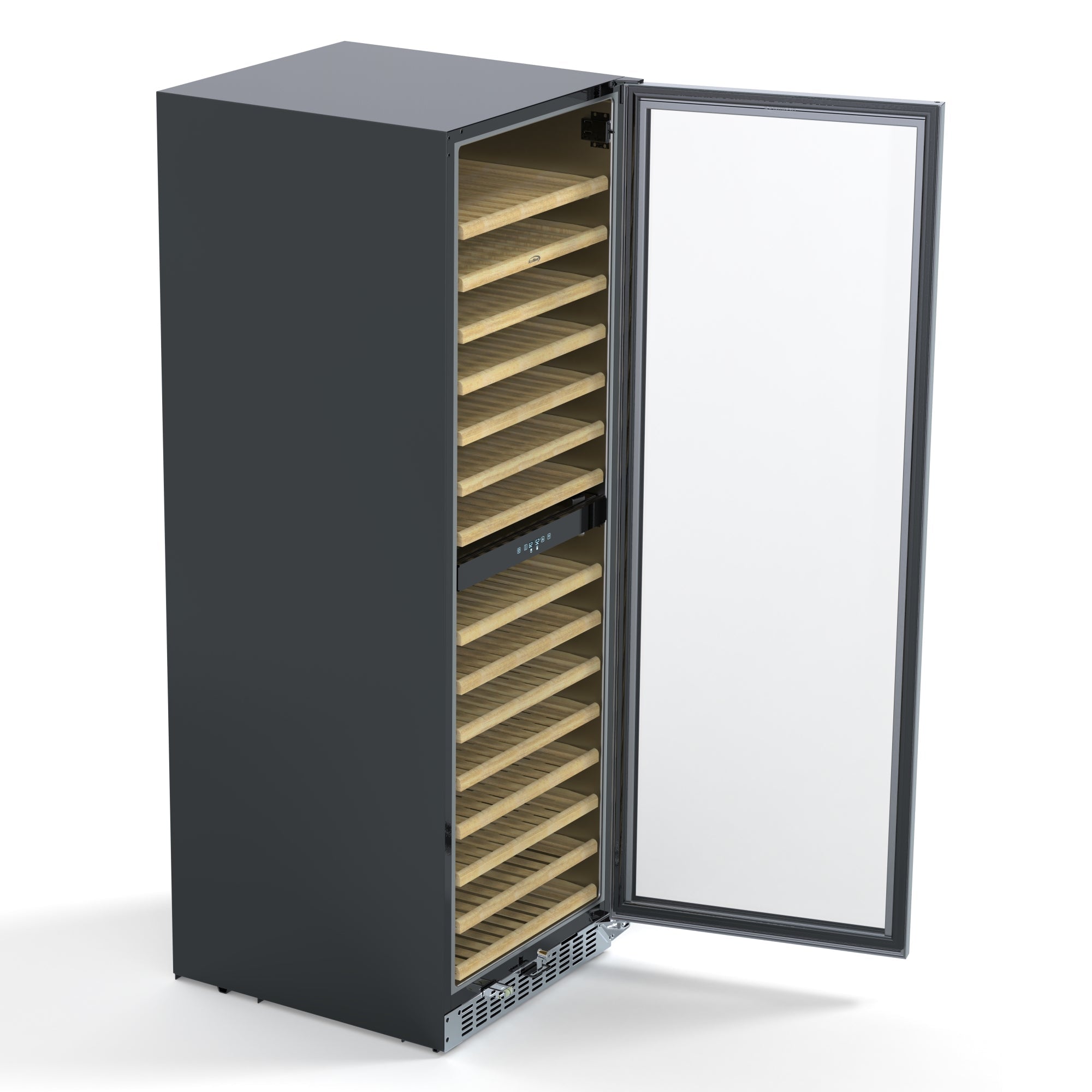 23 in. Dual Zone, Full Glass Door, Wine Cooler Refrigerator, Freestanding or Built-In Unit, 15.1 cu ft.