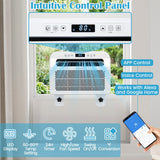 Costway 6500 BTU Window AC Unit WiFi App Voice Control 24H Timer Quiet Operation 44288884 New