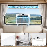 Costway 6500 BTU Window AC Unit WiFi App Voice Control 24H Timer Quiet Operation 44288884 New