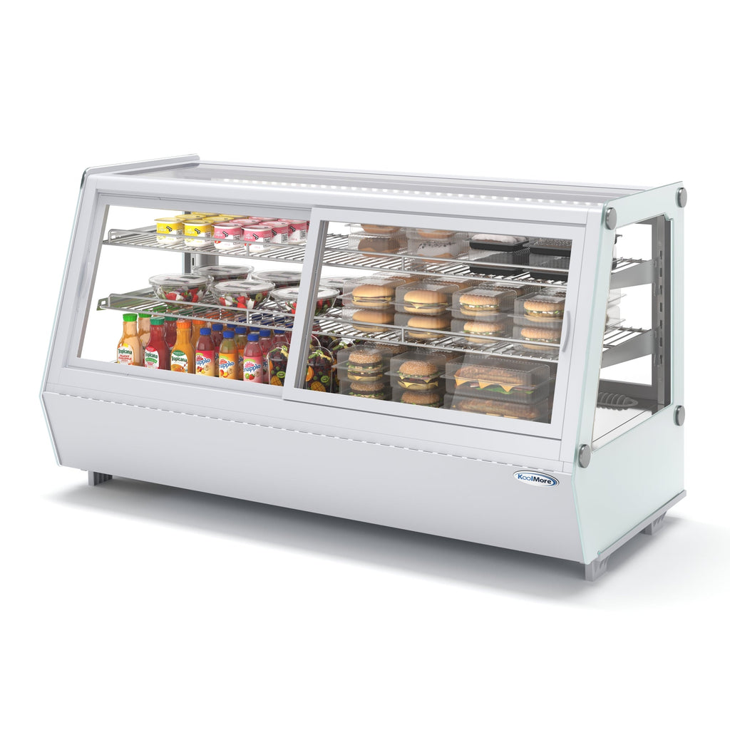 48 in. Self-Service Countertop Display Refrigerator in White
