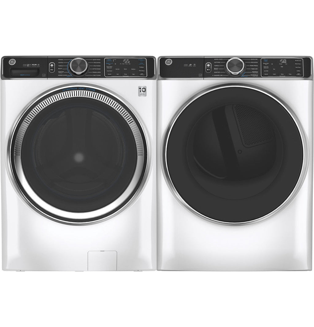 GE GE® ENERGY STAR® 7.8 cu. ft. Capacity Smart Front Load Gas Dryer with Steam and Sanitize Cycle
