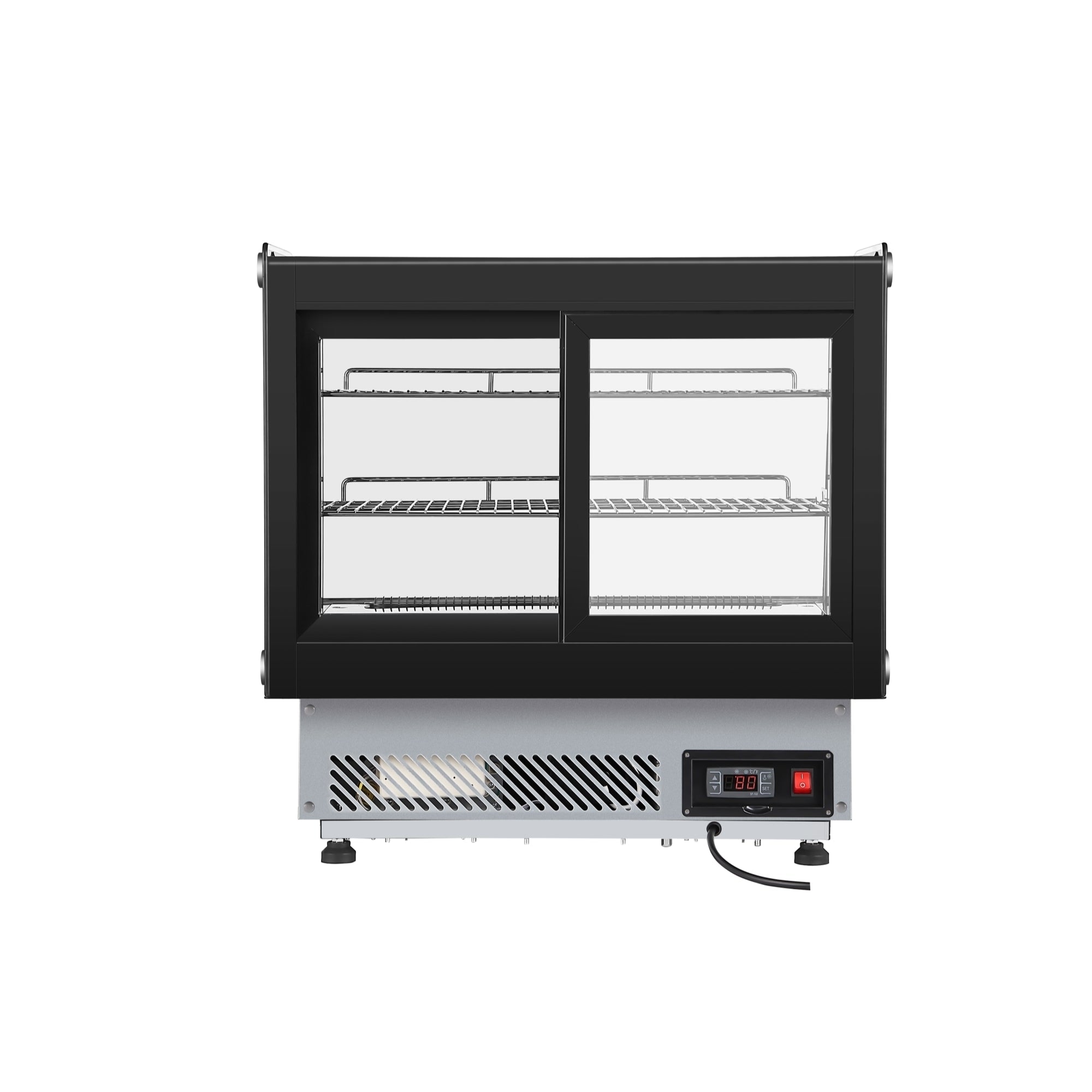 27 in.  Drop-In Countertop Display Refrigerator in Black
