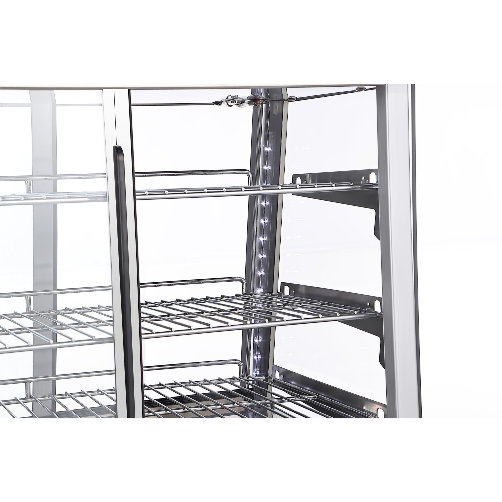 26 in. Glass Countertop Display Warmer, 6.5 cu. ft. in Stainless Steel