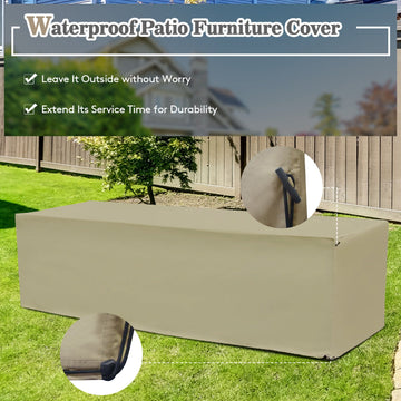 Costway 8-Pc Patio Rattan Sofa Furniture Set Storage Box White 26357819 New