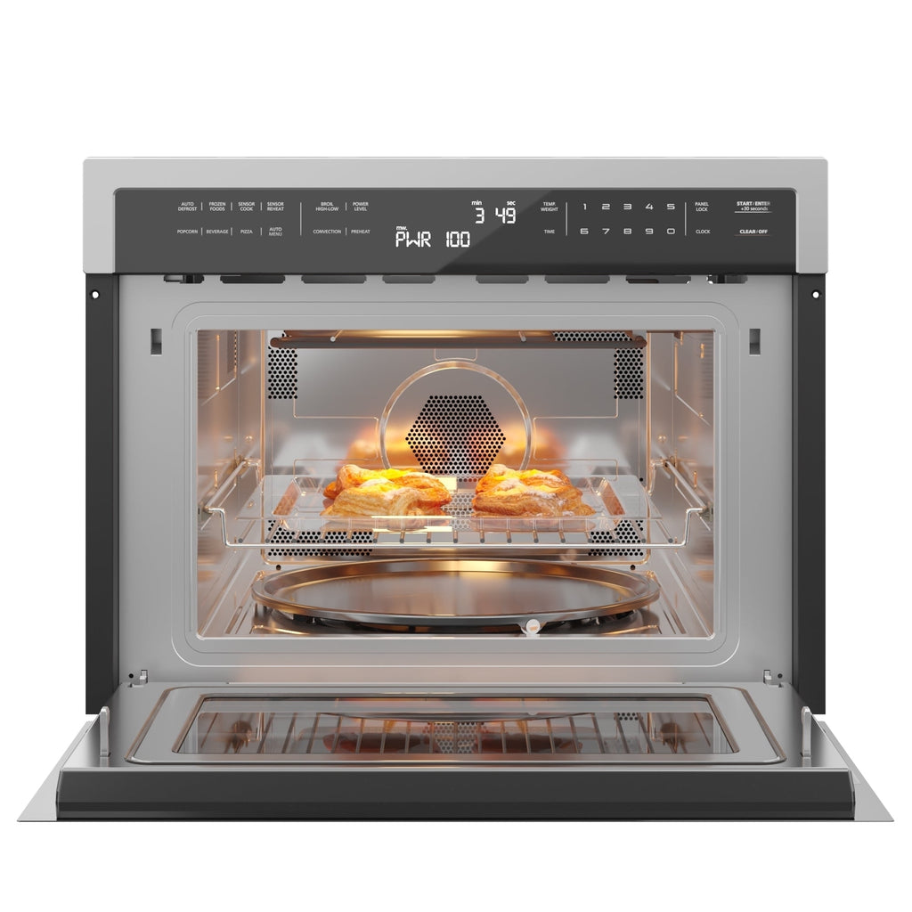 24 in. Stainless Steel Convection Oven with Microwave