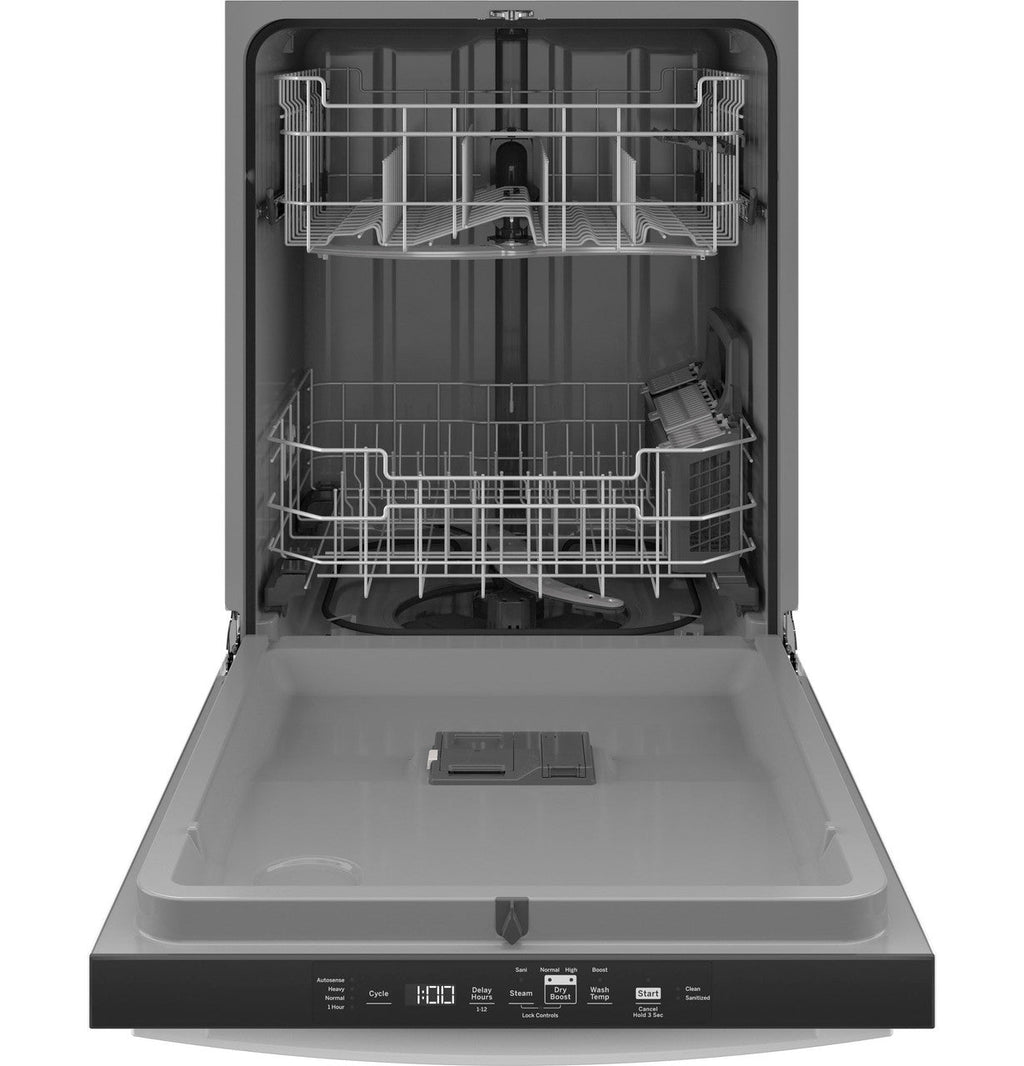 GE GE® ENERGY STAR® Top Control with Plastic Interior Dishwasher with Sanitize Cycle & Dry Boost