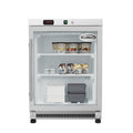24 in. Commercial Countertop Display Freezer in White with Stainless Steel and Glass Door, 4.6 Cu. ft.