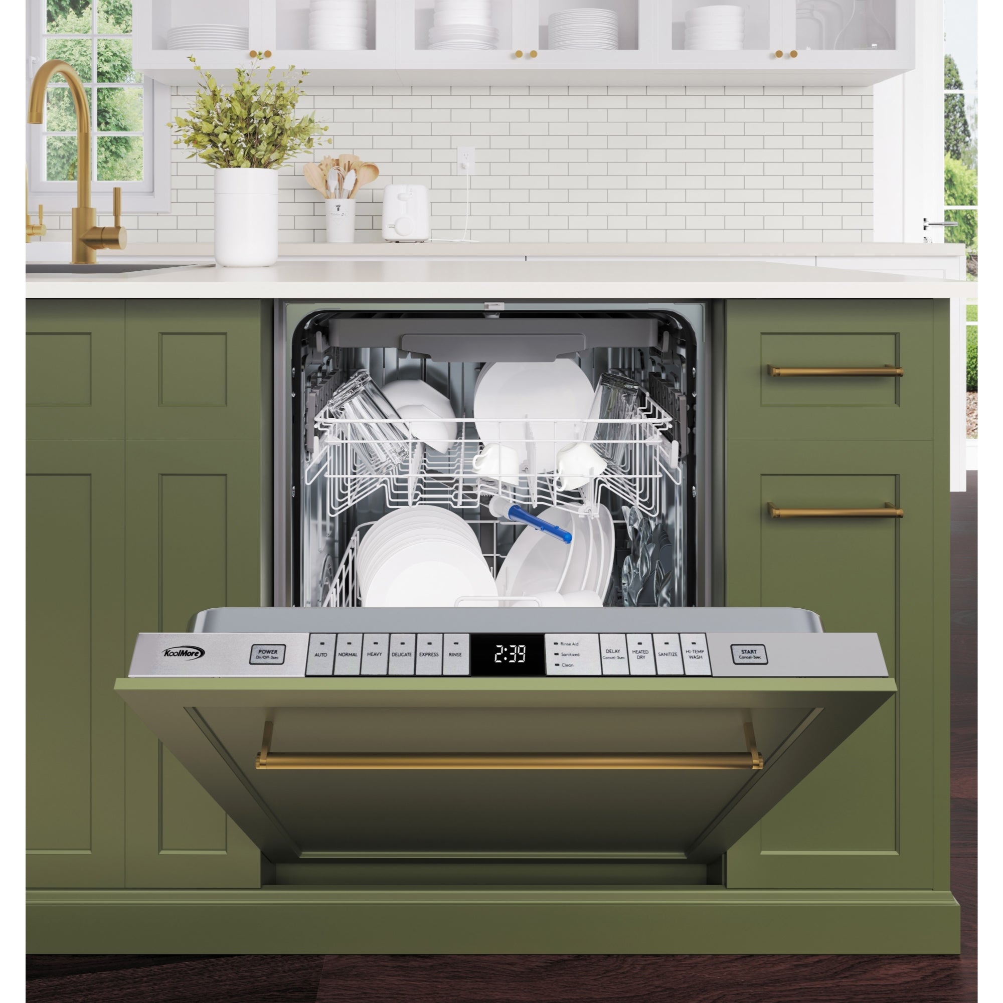 24 in. Panel Ready 14 Place Settings 45 DB Dishwasher in Stainless-Steel