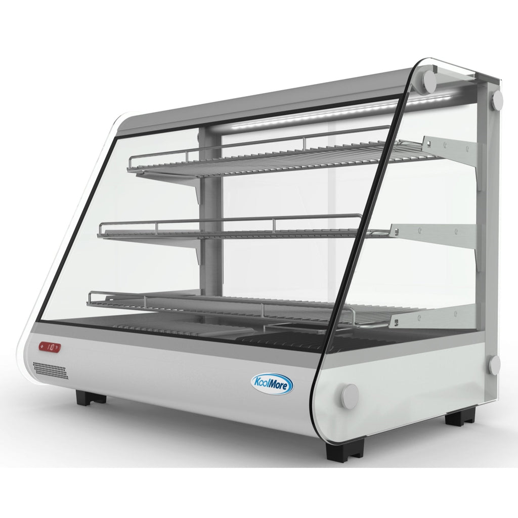 34 in. Glass Countertop Display Warmer, 5.6 cu. ft.