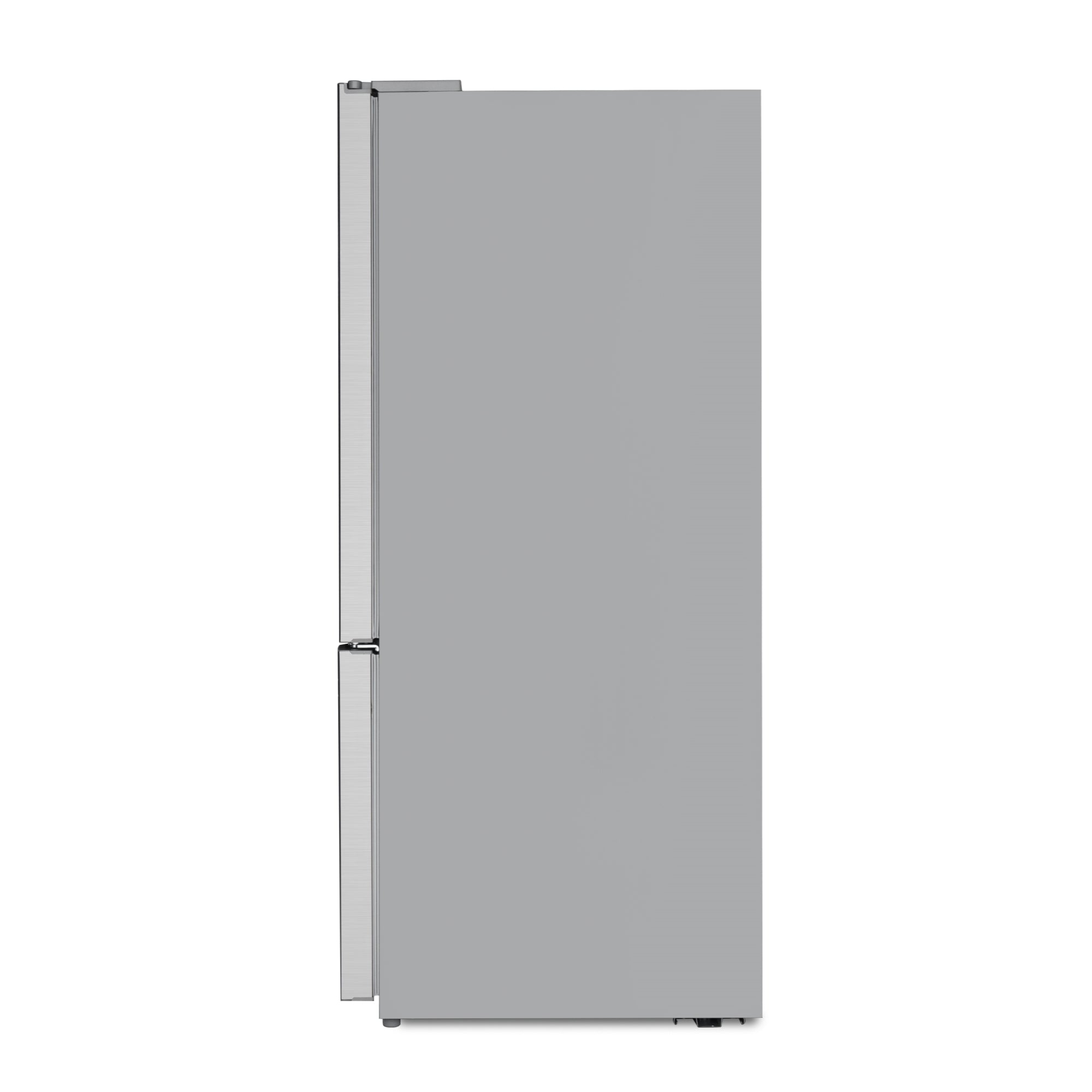 18.5 cu. ft. Stainless-Steel French Door Refrigerator in Silver