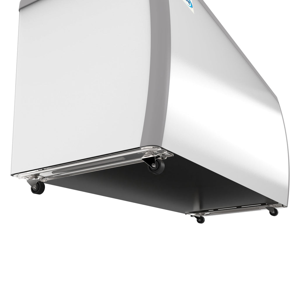 70 in. 12 Tub Ice Cream Dipping Cabinet Display Freezer with Sliding Glass Door, 20 cu. ft.