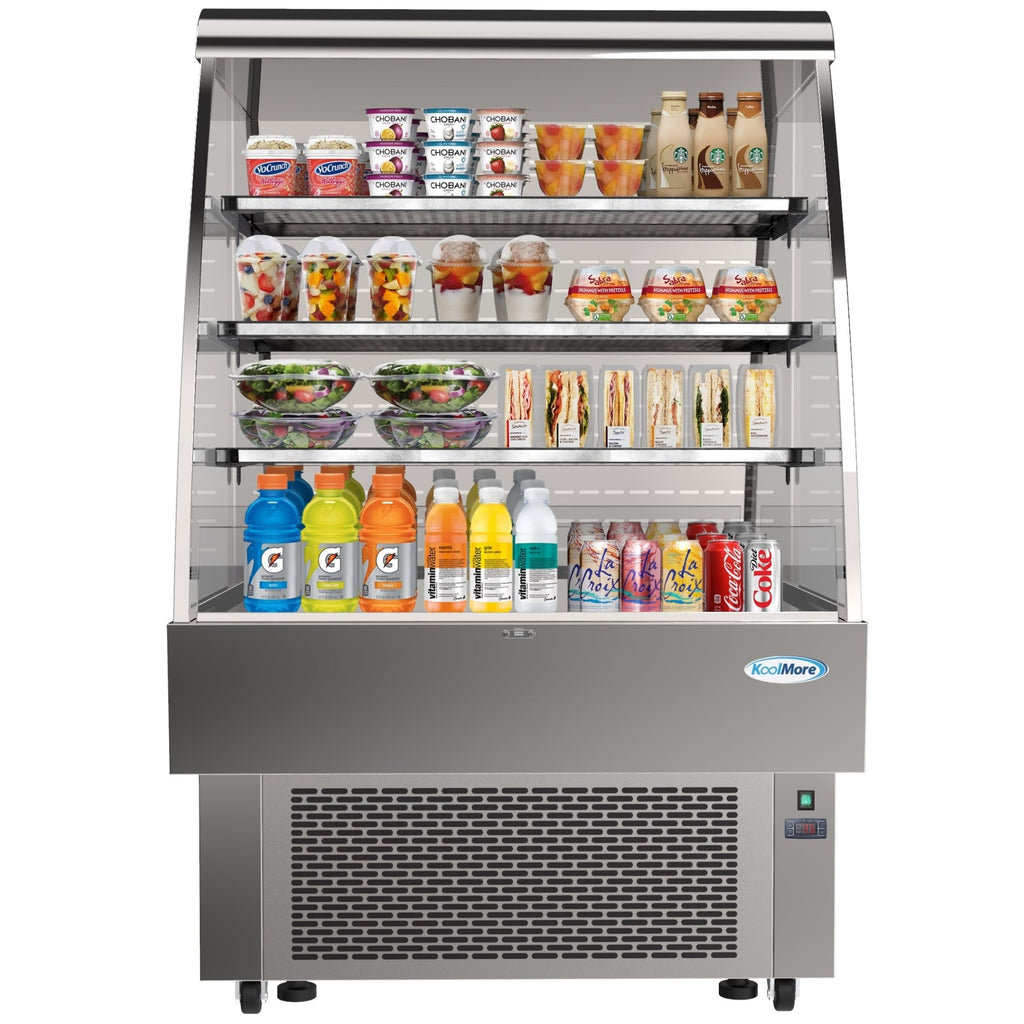 35 in. Open Air Grab and Go Refrigerator - 13.4 Cu Ft. - Wrap