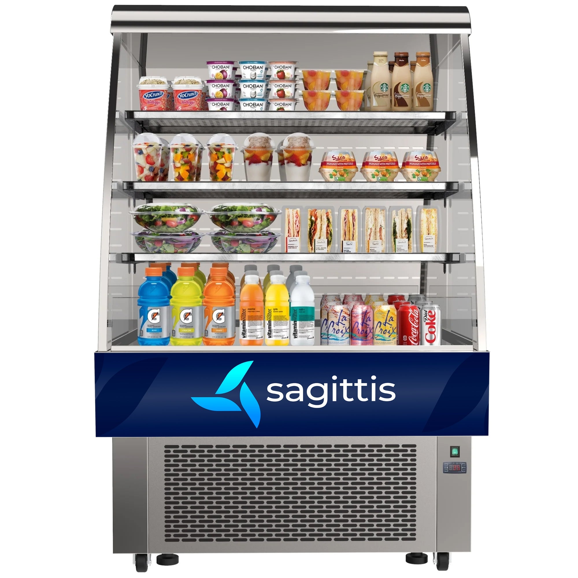 35 in. Open Air Grab and Go Refrigerator - 13.4 Cu Ft. - Wrap