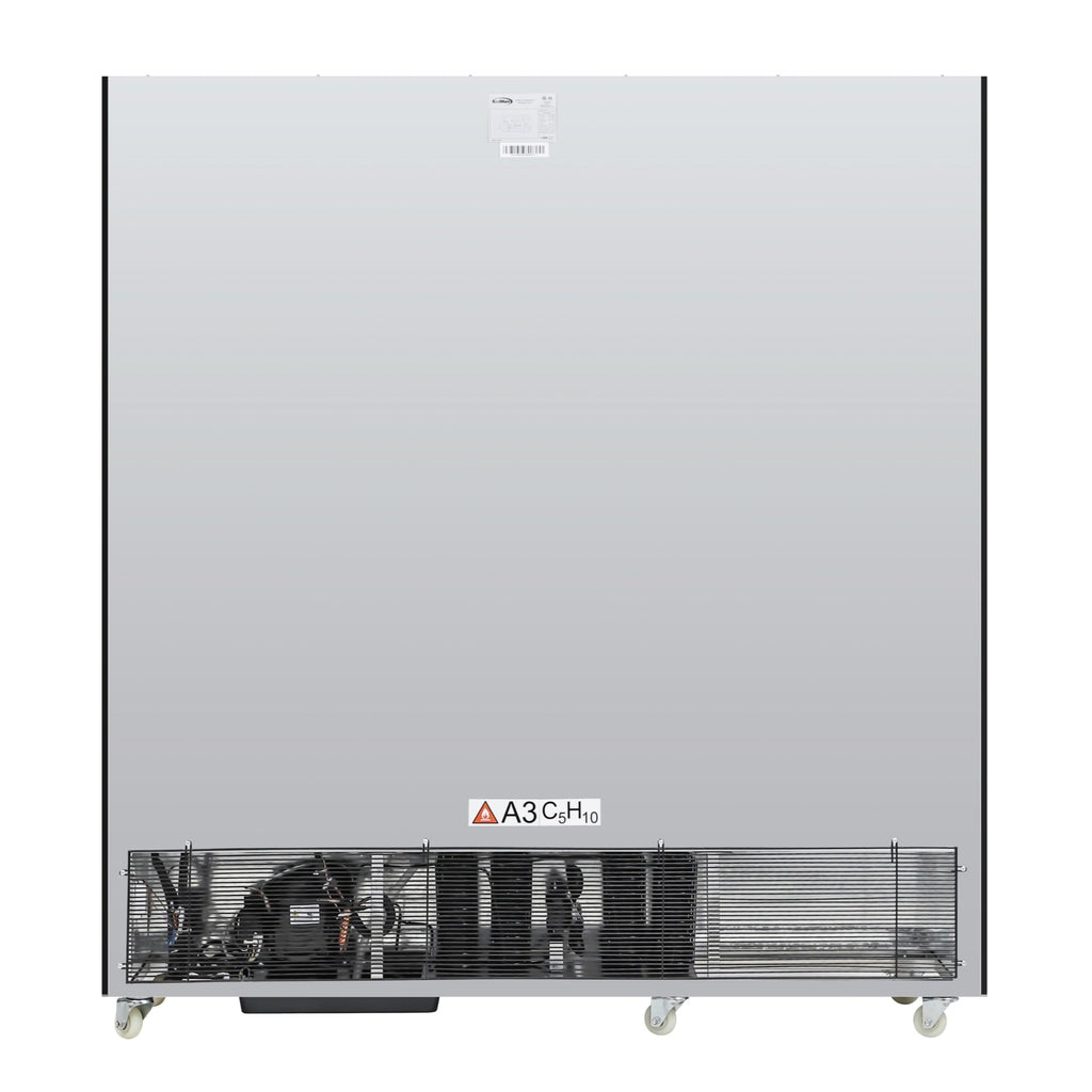 71 in. Commercial 3 Fully Glass Door Merchandiser Refrigerator, 46 cu. ft., ETL Listed in Black