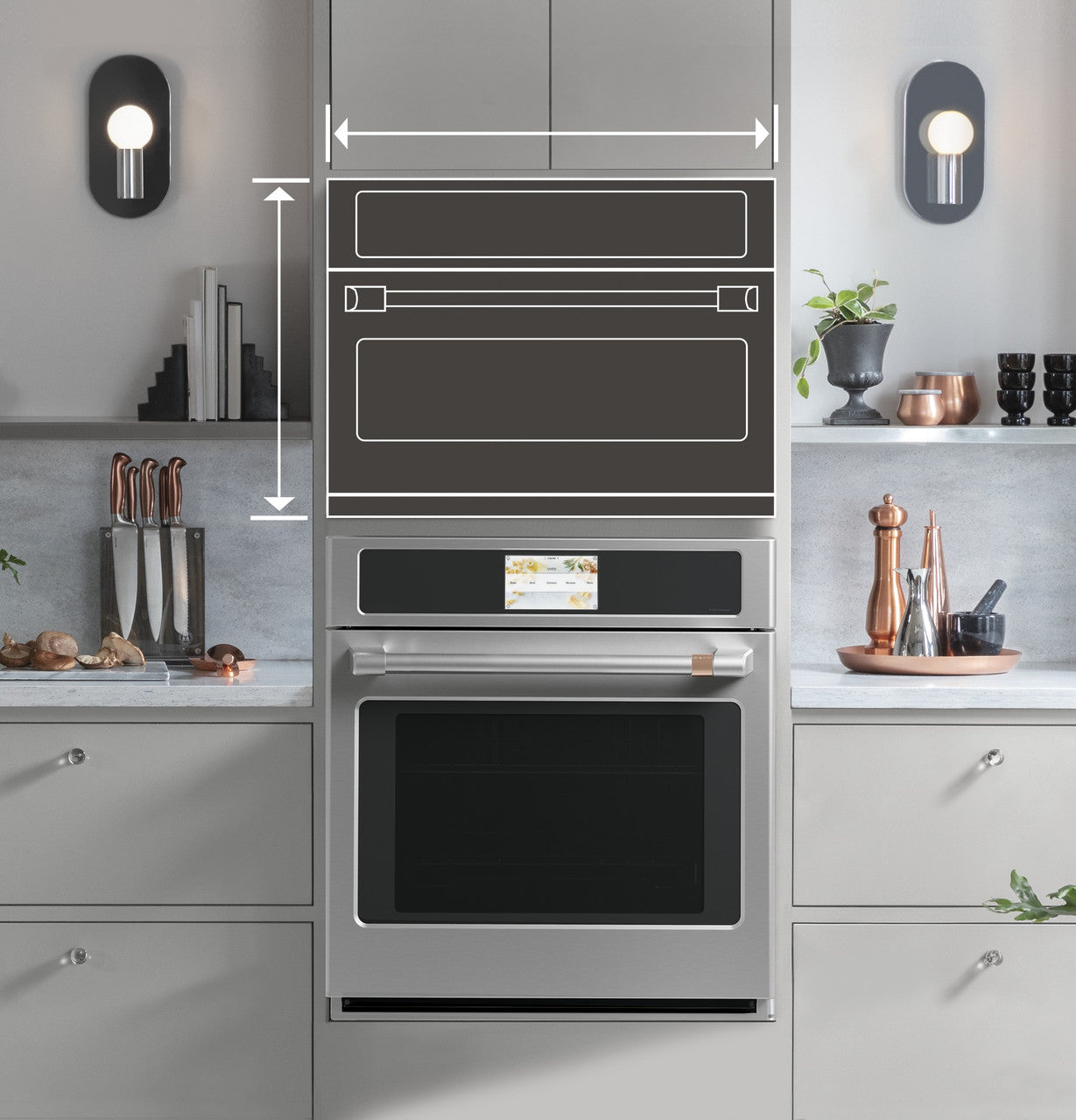 GE CAFÉ™ 30" Custom Speed Cook Oven with 120V Advantium® Technology
