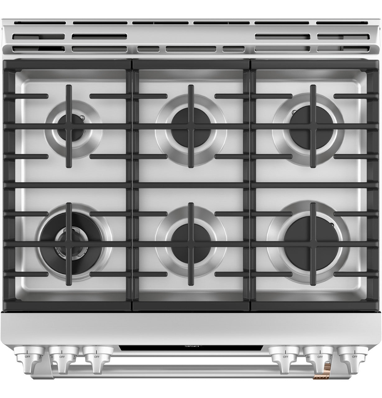 CAFÉ™ 30" Smart Slide-In, Front-Control, Dual-Fuel, Double-Oven Range with Convection