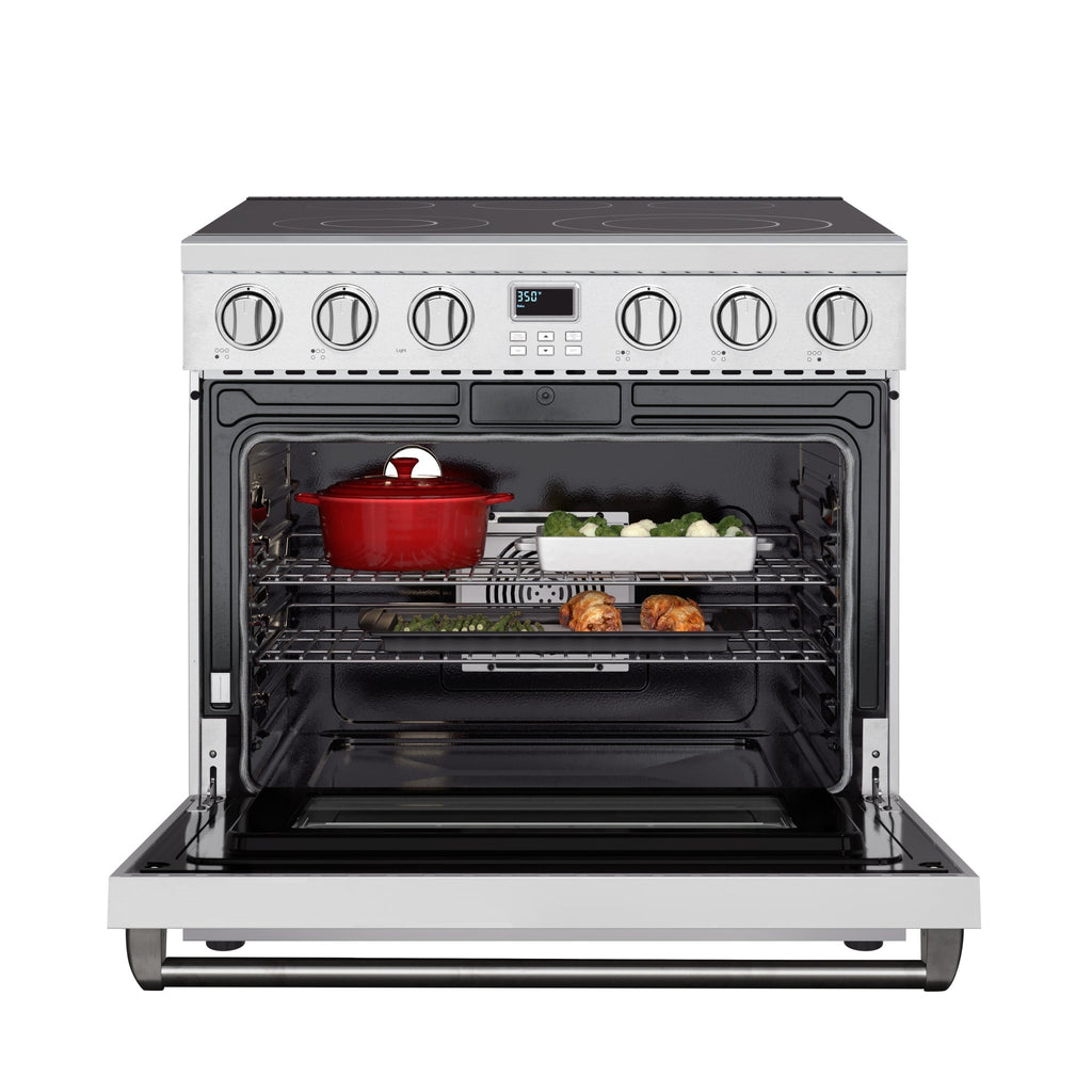36 in. Professional Electric Range with 16600W of Power, 240V in Stainless-Steel