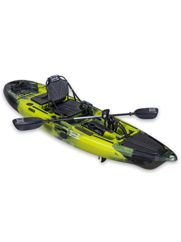 RC 10' Single Pedal Kayak - Propeller Drive (Lime Camo)