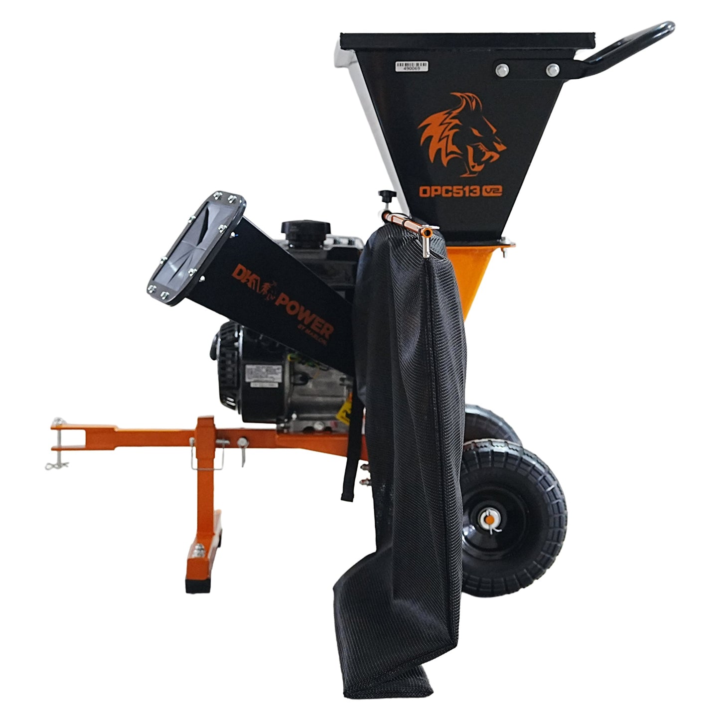 DK2 Chipper Shredder 3" Capacity 7 HP Gas Powered with Chip Bag OPC513-V2 New