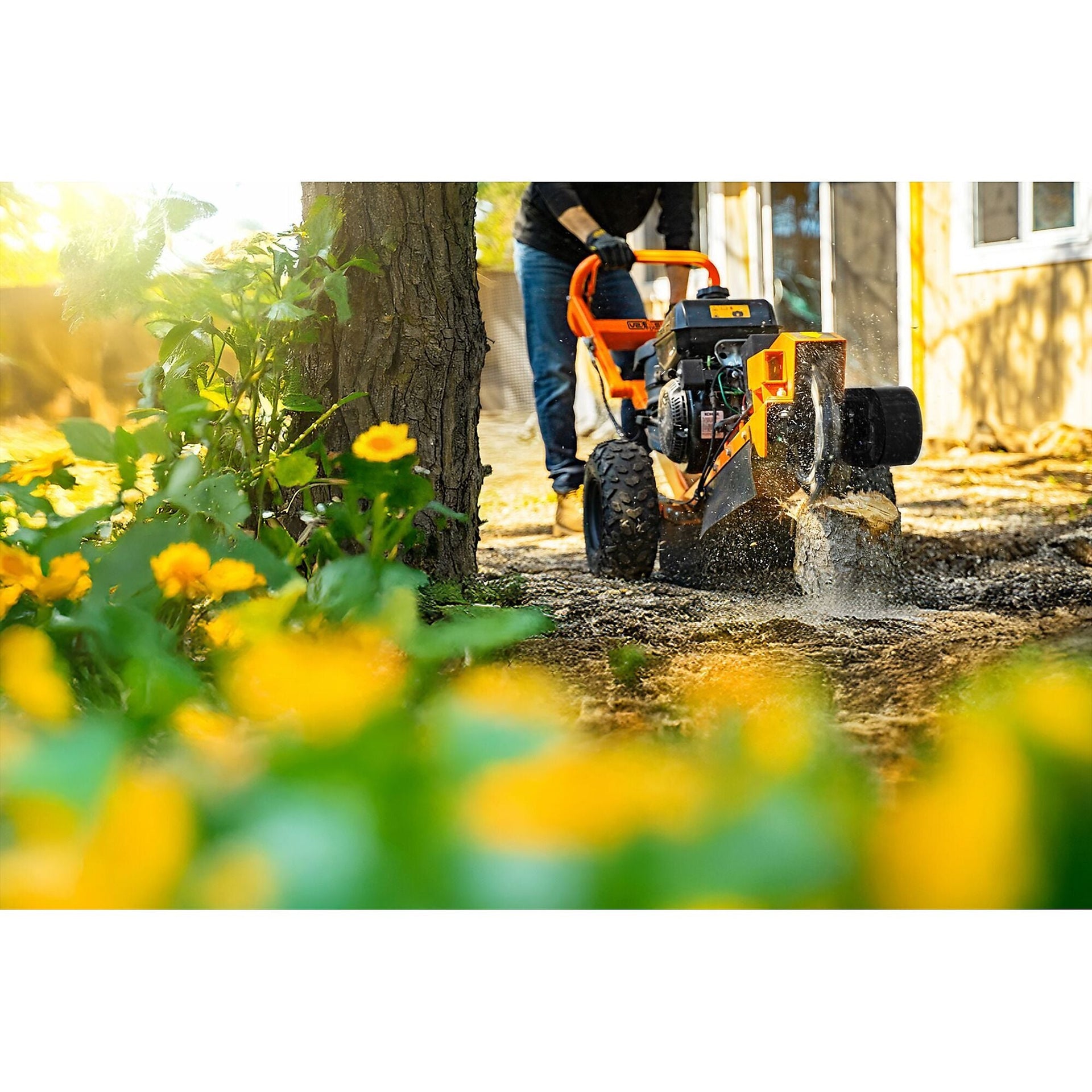 DK2 Stump Grinder 14" Capacity 15 HP 420cc Engine Electric Start OPG888E-V2 New
