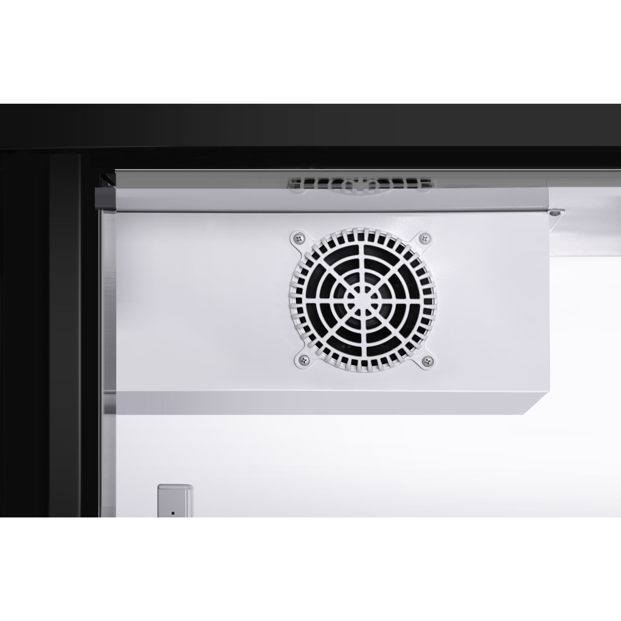 71 in. Commercial 3 Fully Glass Door Merchandiser Refrigerator, 46 cu. ft., ETL Listed in Black