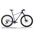 SAVADECK Carbon Fiber Mountain Bike with Shimano Deore M6100 12-Speed, MTB Bicycle with Hydraulic Disc Brakes(Purple, 27.5 * 15)