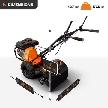 DK2 Rotary Tiller 19" Width 7 HP 212cc OHV Engine OPR197-V2 New