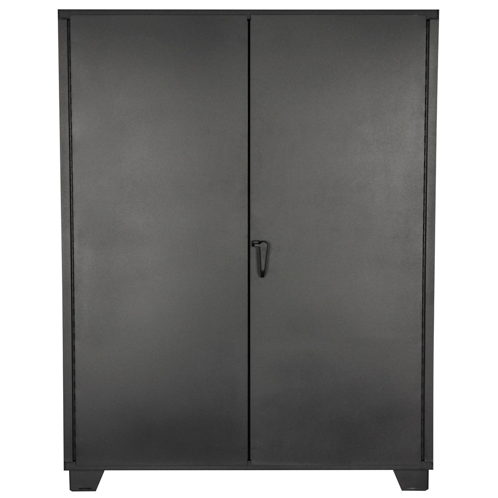 Jamco Tool Storage Cabinets with Bin Mounts, Model DE, Includes 230 Bins, 60-Inch W x 24-Inch D x 78-Inch H, Yellow Bins