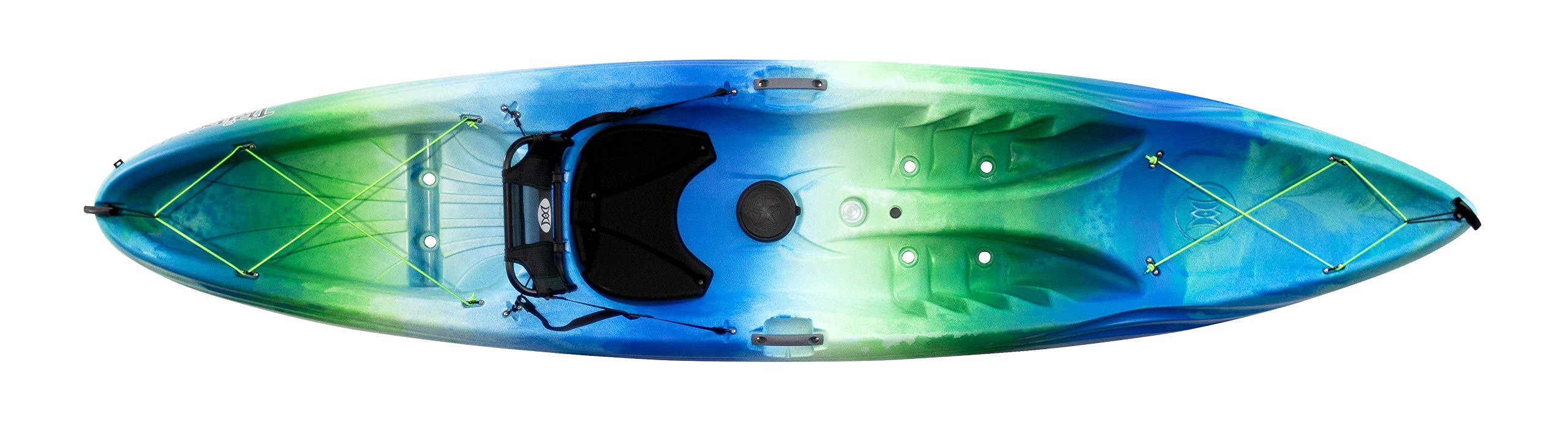 Perception Tribe 11.5 | Sit on Top Kayak for All-Around Fun | Large Rear Storage with Tie Downs | 11' 5" | Déjà vu
