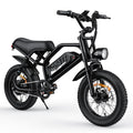 VDL Mountain Electric Bike for Adults, 16" Fat Tire Ebike, Wider Seat 800W Peak Motor, Removable Battery, Front Fork Suspension, 20MPH, UP to 35 Miles Mountain Ebike, for Leisure Riding&Commuting
