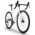 SAVADECK Carbon Fiber Lightweight Road Bike – Full Carbon Frame, Fork, Handlebar & Seatpost, Hydraulic Disc Brake with Shimano 105 R7100 24-Speed Drivetrain – Racing Bicycle for Adults(White,56cm)