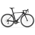 SAVADECK Carbon Road Bike with Shimano SORA R3000 18 Speed Derailleur System,Racing Bicycle with Carbon Fiber Frame Carbon Fork and Double V Brake for Adult.(Black 56cm)