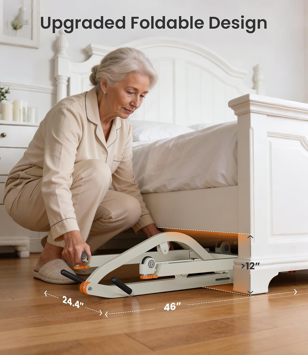 Vocic AY05 Electric Patient Lift Floor-to-Bed Transfer Aid Wireless Remote 330 lb Capacity New