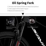 SAVADECK Carbon Fiber MTB with U6000 10 Speed Shift Groupset, Hydraulic Disc Brake with MT200 Break System (Midnight Black, 29 * 17)