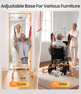 Vocic AY05 Electric Patient Lift Floor-to-Bed Transfer Aid Wireless Remote 330 lb Capacity New