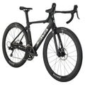 SAVADECK A7L Carbon Road Bike, T800 Carbon Fiber Frame 700C Racing Bicycle with Shimano 105 R7100 24 Speed Groupset and Hydraulic Disc Brake, Ultra-Light Carbon Bike for Man and Women(Black,47cm)
