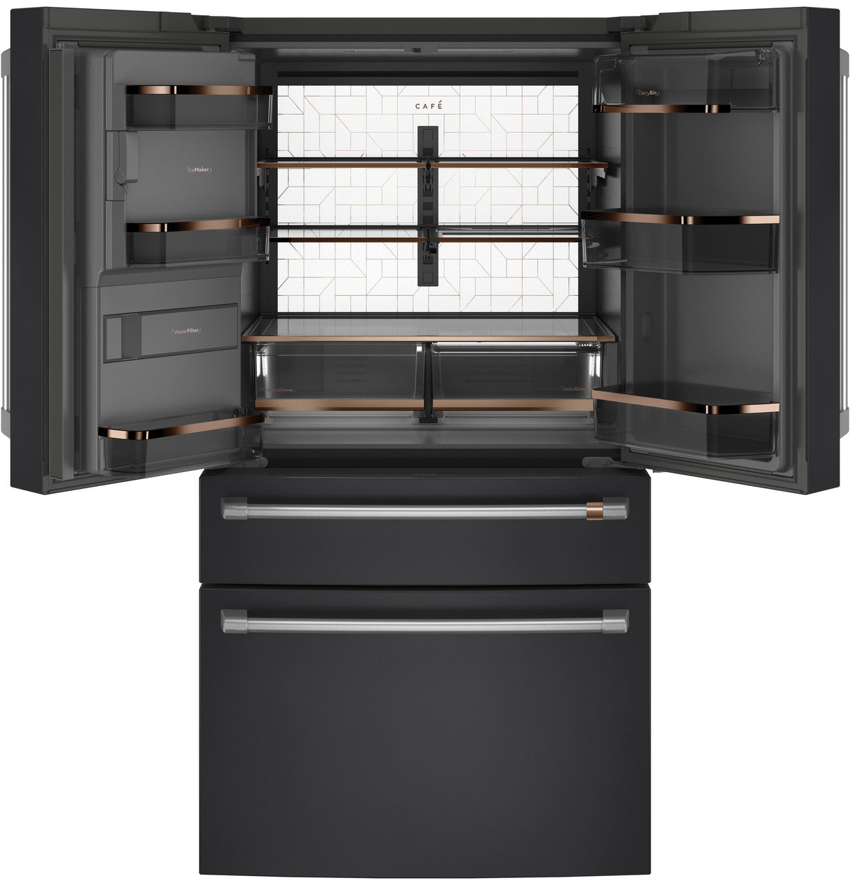 CAFÉ™ ENERGY STAR® 22.3 Cu. Ft. Smart Counter-Depth 4-Door French-Door Refrigerator