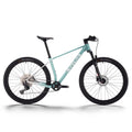 SAVADECK Carbon Fiber Mountain Bike with Shimano Deore M6100 12-Speed, MTB Bicycle with Hydraulic Disc Brakes(Green, 27.5 * 15)