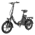 Gotrax S4 16" Folding Electric Bike, Max Range 28Miles(Pedal-Assist) &15.5Mph Power by 350W Motor, Front Suspension&Adjustable Seat and Handlebar, Commuter Electric Bicycle for Adults Black