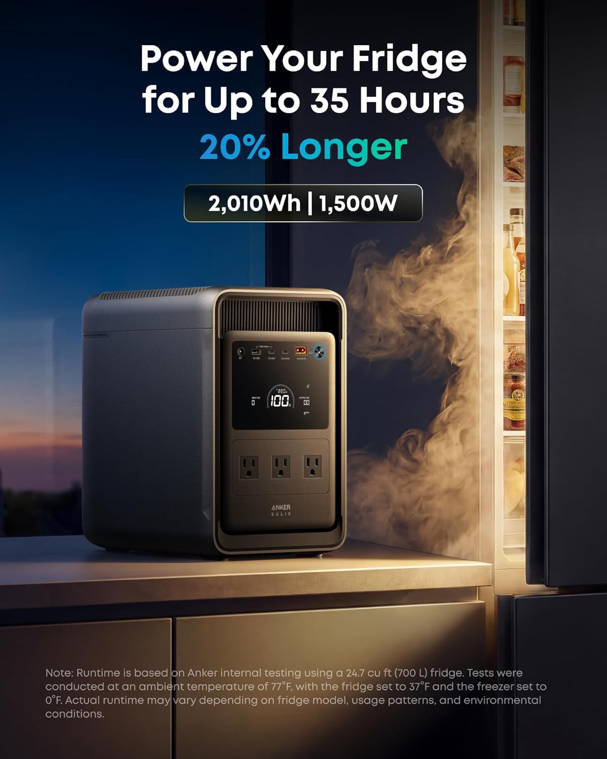 Anker SOLIX S2000 Portable Power Station 2010Wh 1500W LiFePO4 New