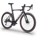 SAVADECK Carbon Fiber Road Bike, Hydraulic Oil Disc Bike with Carbon Fiber Frame and Wheelset, Lightweight Full Carbon Racing Bicycle with Shimano R7120 24S Shift Set for Adults(Black,51cm)