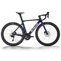 SAVADECK Carbon Fiber Road Bike, Hydraulic Oil Disc Bike with Carbon Fiber Frame and Wheelset, Lightweight Full Carbon Racing Bicycle with Shimano R7120 24S Shift Set for Adults(Dark Blue,51cm)
