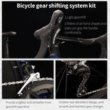 SAVADECK Carbon Fiber Road Bike, Hydraulic Oil Disc Bike with Carbon Fiber Frame and Wheelset, Lightweight Full Carbon Racing Bicycle with Shimano R7120 24S Shift Set for Adults(Dark Blue,51cm)